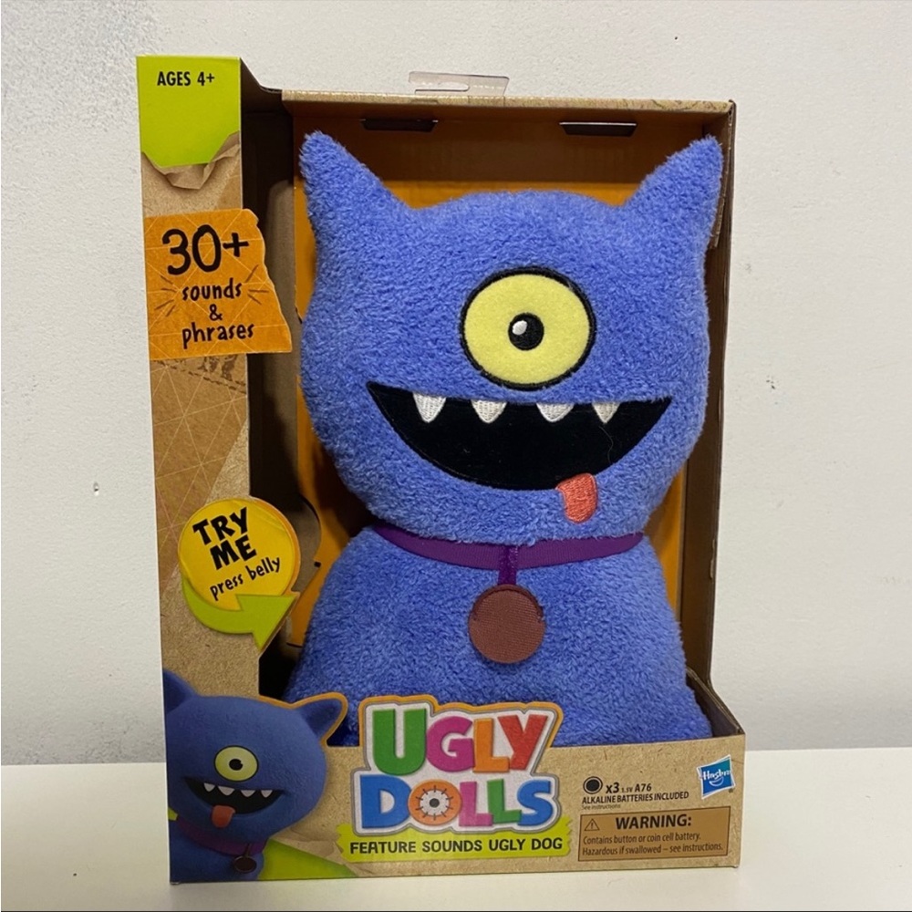 Ugly Dolls talking stuffed toy + bonus